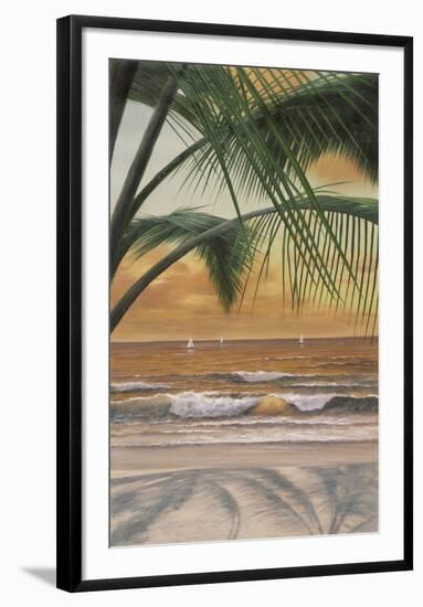 Paradiso Sunset-Diane Romanello-Framed Art Print