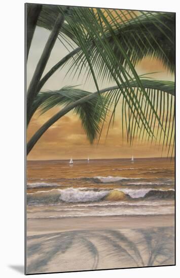 Paradiso Sunset-Diane Romanello-Mounted Art Print