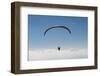 Paraglider, Above the Clouds, Aviation, Paragliding, Blue Sky, Inversion, Bassano, Veneto, Italy-Frank Fleischmann-Framed Photographic Print