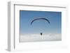 Paraglider, Above the Clouds, Aviation, Paragliding, Blue Sky, Inversion, Bassano, Veneto, Italy-Frank Fleischmann-Framed Photographic Print