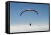 Paraglider, Above the Clouds, Aviation, Paragliding, Blue Sky, Inversion, Bassano, Veneto, Italy-Frank Fleischmann-Framed Stretched Canvas