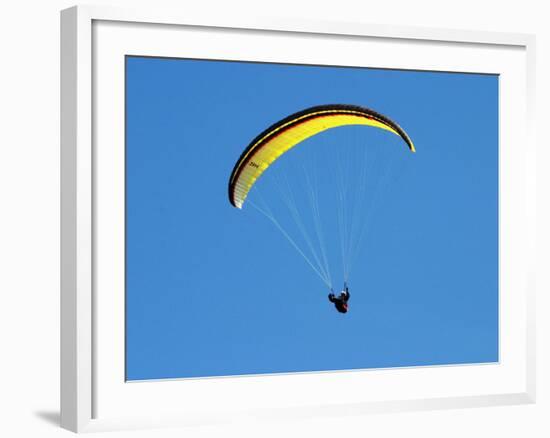 Paraglider, Bright, Victoria, Australia-David Wall-Framed Photographic Print