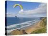 Paraglider, Costa Vincentina, Near Vila Do Bispo, Algarve, Portugal-Neale Clarke-Stretched Canvas