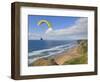 Paraglider, Costa Vincentina, Near Vila Do Bispo, Algarve, Portugal-Neale Clarke-Framed Photographic Print