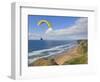 Paraglider, Costa Vincentina, Near Vila Do Bispo, Algarve, Portugal-Neale Clarke-Framed Photographic Print