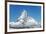 Paraglider Flying Near the Matterhorn, 4478M, Zermatt, Valais, Swiss Alps, Switzerland, Europe-Christian Kober-Framed Photographic Print