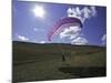 Paraglider on Field, USA-Michael Brown-Mounted Photographic Print