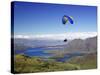 Paraglider, South Island, New Zealand-David Wall-Stretched Canvas