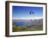 Paraglider, South Island, New Zealand-David Wall-Framed Photographic Print