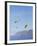 Paragliders Over Mountains, Queenstown, South Island, New Zealand-David Wall-Framed Photographic Print