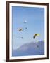 Paragliders Over Mountains, Queenstown, South Island, New Zealand-David Wall-Framed Photographic Print