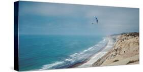 Paragliders over the Coast, La Jolla, San Diego, California, USA-null-Stretched Canvas