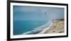 Paragliders over the Coast, La Jolla, San Diego, California, USA-null-Framed Photographic Print