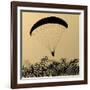 Paragliding Active Sport Landscape Concept for Poster-Kristaps Eberlins-Framed Art Print