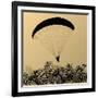 Paragliding Active Sport Landscape Concept for Poster-Kristaps Eberlins-Framed Art Print