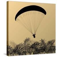 Paragliding Active Sport Landscape Concept for Poster-Kristaps Eberlins-Stretched Canvas