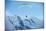 Paragliding Below Summit of Mont Blanc, Chamonix, Haute-Savoie, French Alps, France, Europe-Christian Kober-Mounted Photographic Print