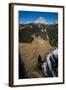 Paragliding in Front of Tre Cime, Autumn, Aerial Shots, Sextener Dolomites, Autumn Wood, Italy-Frank Fleischmann-Framed Photographic Print