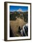 Paragliding in Front of Tre Cime, Autumn, Aerial Shots, Sextener Dolomites, Autumn Wood, Italy-Frank Fleischmann-Framed Photographic Print