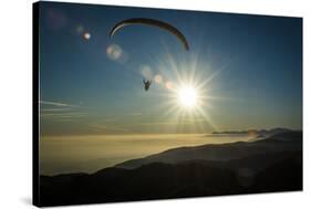 Paragliding in Monte Grappa, Autumn, Inversion Weather Condition, Aerial Shots, the Italy-Frank Fleischmann-Stretched Canvas