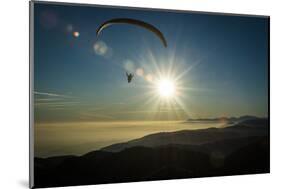 Paragliding in Monte Grappa, Autumn, Inversion Weather Condition, Aerial Shots, the Italy-Frank Fleischmann-Mounted Photographic Print