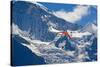 Paragliding in Swiss Alps Jungfrau Region, Switzerland-swisshippo-Stretched Canvas