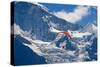 Paragliding in Swiss Alps Jungfrau Region, Switzerland-swisshippo-Stretched Canvas