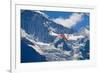 Paragliding in Swiss Alps Jungfrau Region, Switzerland-swisshippo-Framed Photographic Print