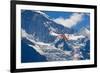 Paragliding in Swiss Alps Jungfrau Region, Switzerland-swisshippo-Framed Photographic Print