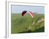 Paragliding Off Mam Tor, Derbyshire, Peak District, England, United Kingdom, Europe-Ben Pipe-Framed Photographic Print