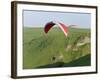 Paragliding Off Mam Tor, Derbyshire, Peak District, England, United Kingdom, Europe-Ben Pipe-Framed Photographic Print