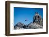 Paragliding, Tre Cime, Autumn, Aerial Shots, Sextener Dolomites, Misurina, Italy-Frank Fleischmann-Framed Photographic Print