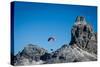 Paragliding, Tre Cime, Autumn, Aerial Shots, Sextener Dolomites, Misurina, Italy-Frank Fleischmann-Stretched Canvas