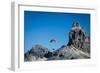 Paragliding, Tre Cime, Autumn, Aerial Shots, Sextener Dolomites, Misurina, Italy-Frank Fleischmann-Framed Photographic Print