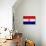 Paraguay Flag Design with Wood Patterning - Flags of the World Series-Philippe Hugonnard-Art Print displayed on a wall