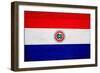 Paraguay Flag Design with Wood Patterning - Flags of the World Series-Philippe Hugonnard-Framed Art Print