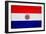 Paraguay Flag Design with Wood Patterning - Flags of the World Series-Philippe Hugonnard-Framed Art Print