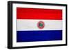 Paraguay Flag Design with Wood Patterning - Flags of the World Series-Philippe Hugonnard-Framed Premium Giclee Print