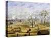 Paraguayan Army Encampment During War with Argentina-Candido Lopez-Stretched Canvas