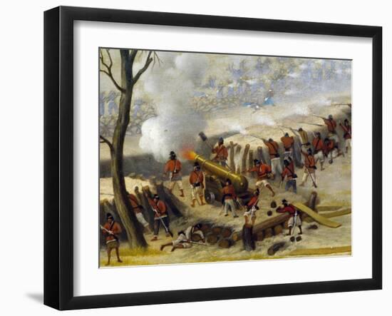 Paraguayan Artillery-Candido Lopez-Framed Giclee Print