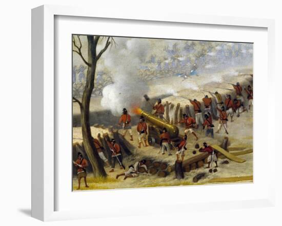 Paraguayan Artillery-Candido Lopez-Framed Giclee Print