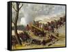 Paraguayan Artillery-Candido Lopez-Framed Stretched Canvas