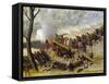 Paraguayan Artillery-Candido Lopez-Framed Stretched Canvas