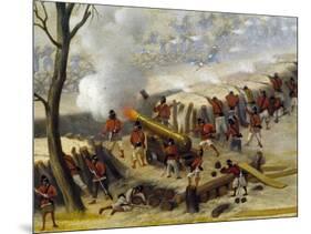 Paraguayan Artillery-Candido Lopez-Mounted Giclee Print