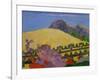 Parahi te Marae-Here is the Temple,1892 Canvas,68 x 91 cm Inv.1980-001-001.-Paul Gauguin-Framed Giclee Print