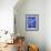 Parallel Electric Blue-Jacqueline Maldonado-Framed Art Print displayed on a wall