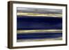 Parallel Lines on Indigo-Allie Corbin-Framed Art Print