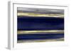 Parallel Lines on Indigo-Allie Corbin-Framed Art Print