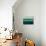 Parallel Lines on Teal-Allie Corbin-Art Print displayed on a wall