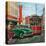 "Parallel Parking", April 1, 1950-Thornton Utz-Stretched Canvas